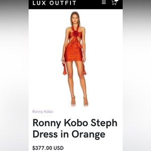 Ronny Kobo steph dress!